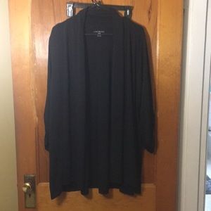 Drapey black overpiece